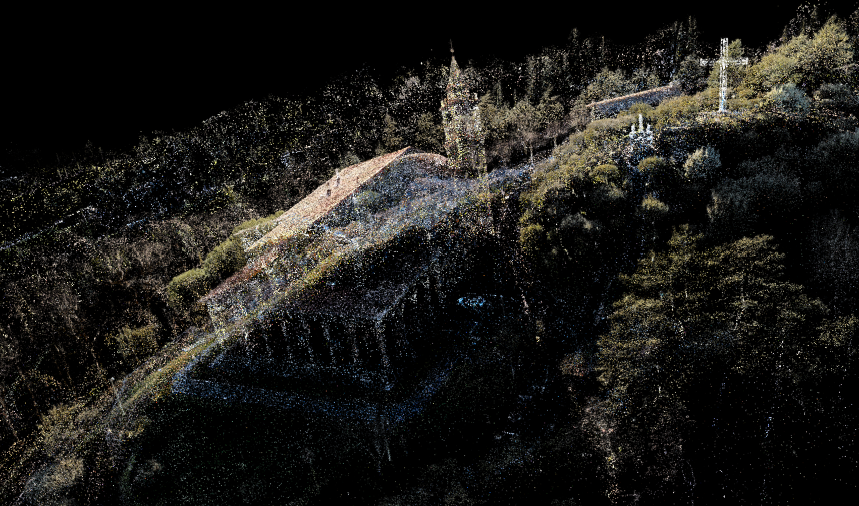 Miniatura Rilievo Neurale 3D Santuario di Canoscio Trestina
